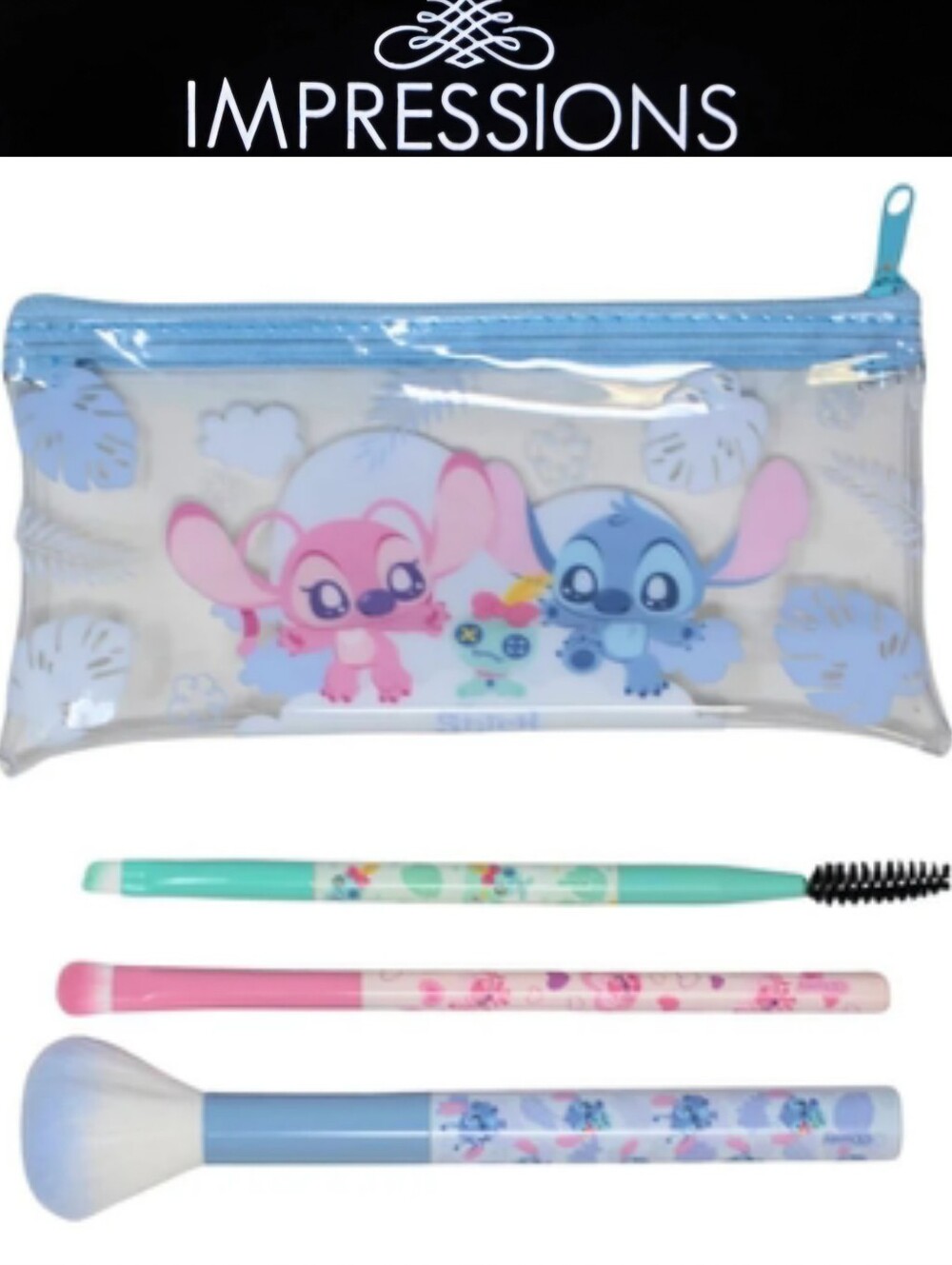 Impressions Stitch 3-PC Makeup Brush Set